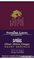 Domaine Clavel - Syrius