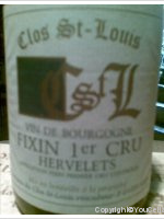 Domaine du Clos Saint Louis - 1er Cru Les Hervelets