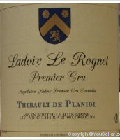 Thibault de Planiol, Premier Cru Le Rognet