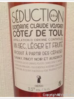 Domaine Claude Vosgien - Séduction