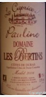 Domaine Les Bertins - Les Caprices de Pauline