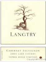 Langtry Cabernet Sauvignon Tephra Ridge Vineyard