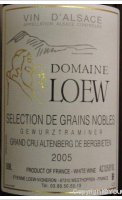 Domaine Loew - Grand Cru Altenberg de Bergbieten Sélection de Grains Nobles