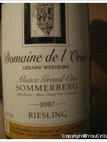 Domaine de l'Oriel - Grand Cru Sommerberg