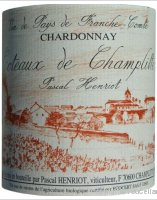 Pascal Henriot, Chardonnay Coteaux de Champlitte