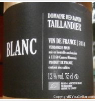 Domaine Benjamin Taillandier - Blanc