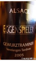 Eggenspieler Gewurztraminer Vendanges Tardives