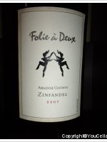 Folie à Deux Zinfandel (Amador County)