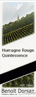 Benoît Dorsaz, Humagne Rouge Quintessence