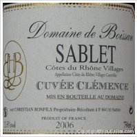 Domaine de Boissan - Cuvée Clémence