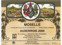 Domaine Mansion-Welferinger - Auxerrois