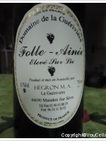 Domaine de la Guérivière  Folle Ainée