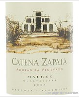 Catena Zapata, Malbec Adrianna Vineyard