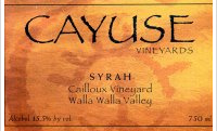 Cayuse Vineyards, Cailloux Syrah