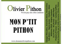 Domaine Olivier Pithon, Mon P'tit Pithon