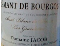 Domaine Jacob, Brut Blanc de Blancs Les Gueulottes