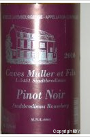 Caves Muller et Fils - Pinot Noir