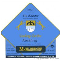 Muhlberger - Vendanges tardives