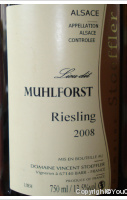 Domaine Vincent Stoeffler - Muhlforst - Vieilles Vignes