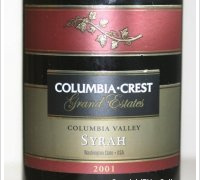 Columbia Crest, Grand Estates Syrah