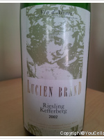 Lucien Brand, Riesling Kefferberg