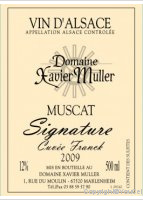 Domaine Xavier Muller, Muscat Signature Cuvée Franck