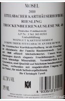 Karthäuserhof - Riesling Trockenbeerenauslese Nr 40 Edelsüss