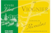 Domaine de Pécoulas, Viognier Cuvée Vévé