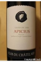 Clos du Châtelard - Apicius