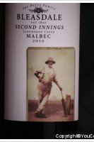 Bleasdale, Second Innings Malbec