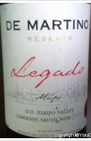 De Martino - Legado - Reserva - Cabernet Sauvignon