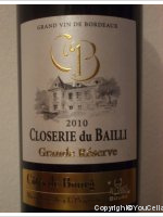 Closerie du Bailli - Grande Réserve