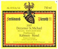 Ferdinand Pieroth - Detzemer St. Michael Kabinett