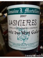 Domaine J. Martellière - Cuvée du Vert Galant