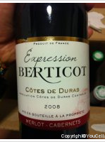Expression Berticot, Merlot Cabernets