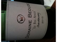 Domaine Bégude, Chardonnay Le Bel Ange