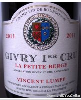 Domaine Vincent Lumpp - 1er Cru La Petite Berge