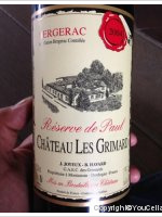 Château Les Grimard - Réserve de Paul