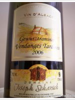 Domaine Joseph Scharsch -  Vendanges Tardives