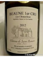 Château de Saint Romain - 1er Cru les chouacheux