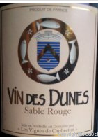 Vin des Dunes - Sable Rouge