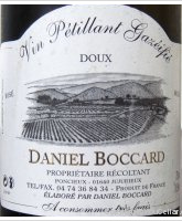 Daniel Boccard - Vin Pétillant Gazéifié Doux 