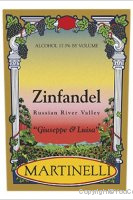 Martinelli - Zinfandel - Giuseppe et Luisa