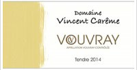 Domaine Vincent Carême - Tendre