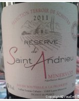 Lauran Cabaret - Réserve de Saint Andrieu sélection terroir de schiste