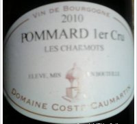 Domaine Coste-Caumartin - 1er Cru Les Charmots