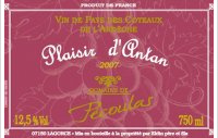 Domaine de Pécoulas - Plaisir d'Antan