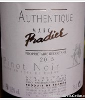 Marc Pradier - Authentique - Pinot noir