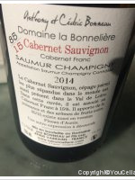 Domaine la Bonnelière - 85/15 Cabernet Sauvignon