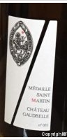 Château Gaudrelle - Médaille Saint Martin